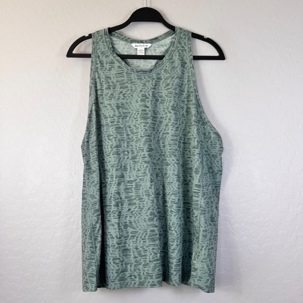 Athleta Ultimate Train Printed Tank Top Sleeveless Athletic 2X Plus Size